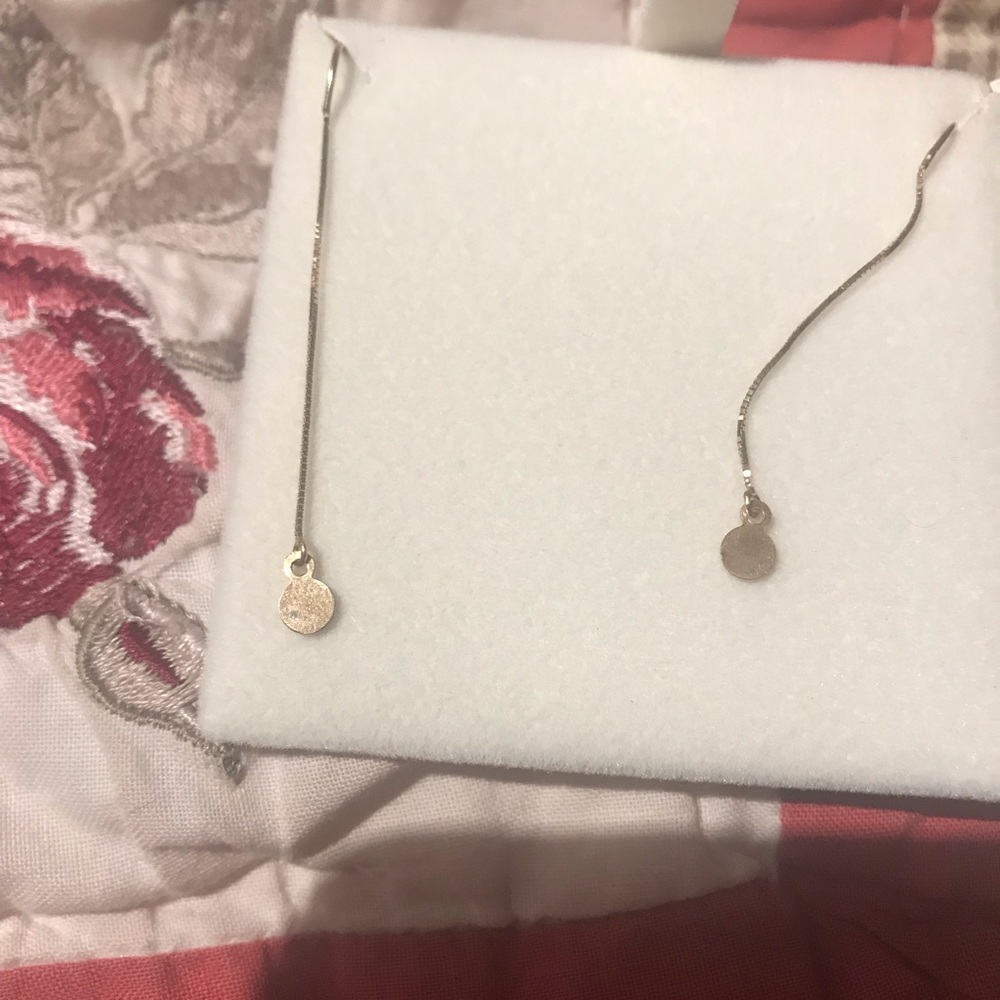 Maya Brenner Threader Gold Earrings